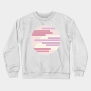 Pink and Purple Streams Crewneck Sweatshirt